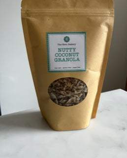 Keto Granola: Nutty Coconut (300g pack gluten free low carb grain free Vegan granola)